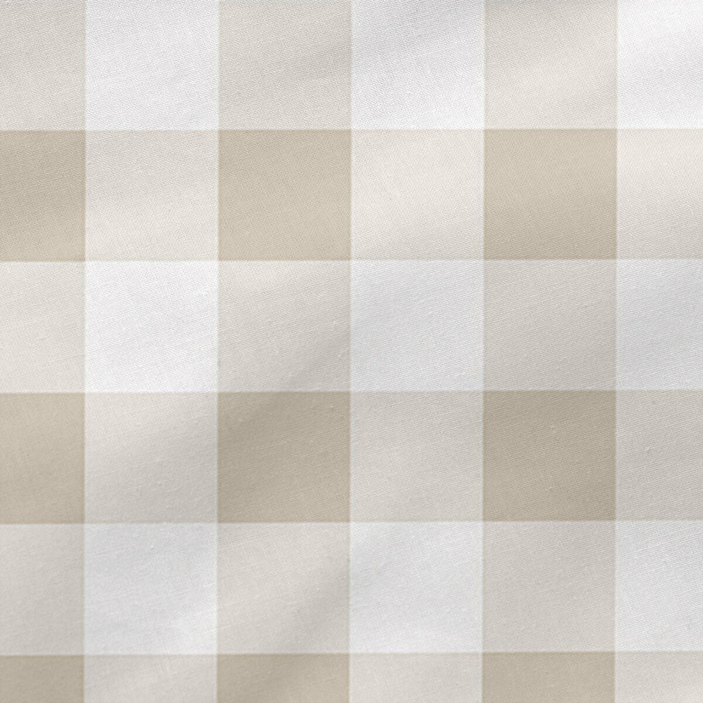 Bettbezug ohne Füllung. HappyFriday Basic Kids Vichy Beige 90 x 200 cm