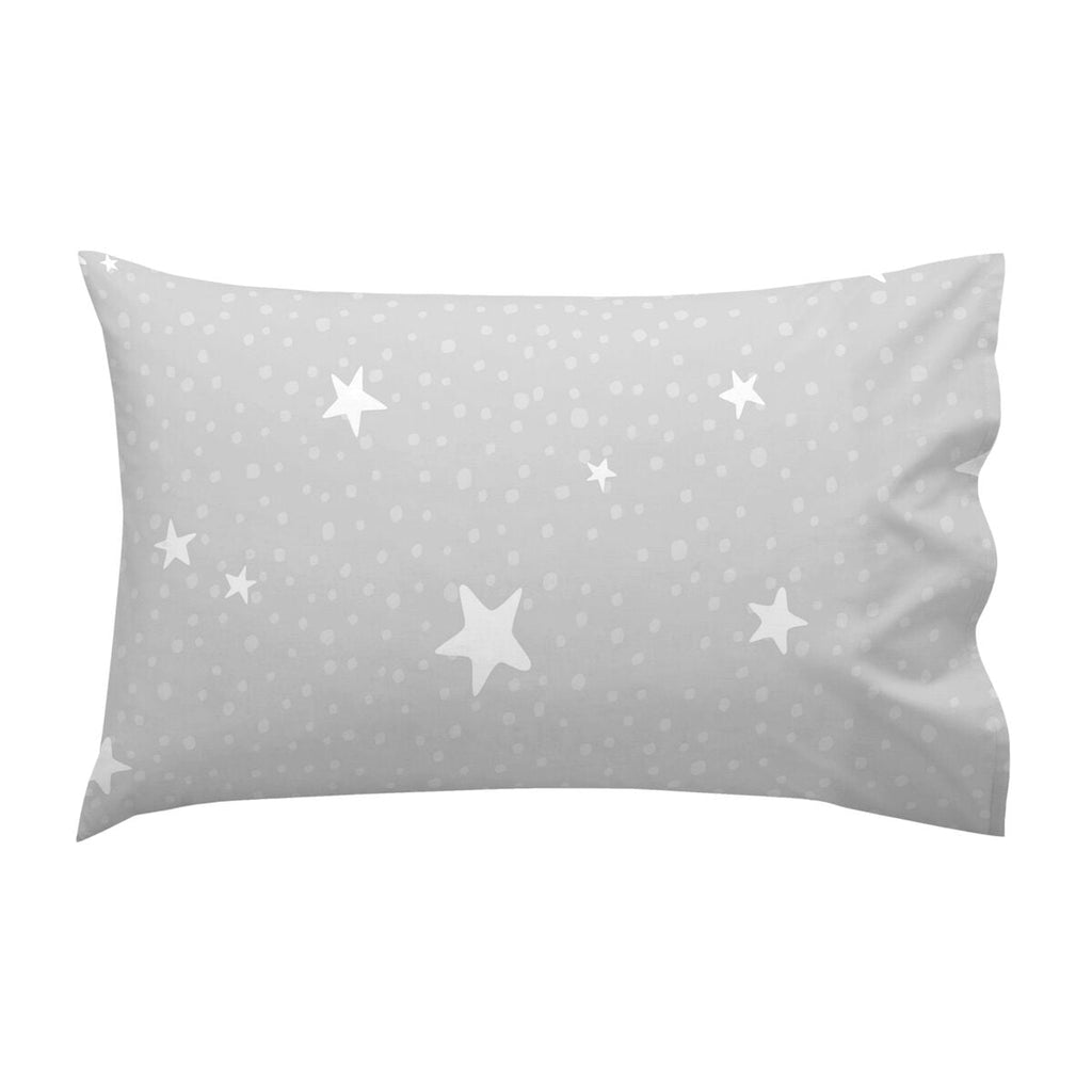 Bettwäsche-Set HappyFriday Basic Kids Little star Grau Babybettchen 2 Stücke