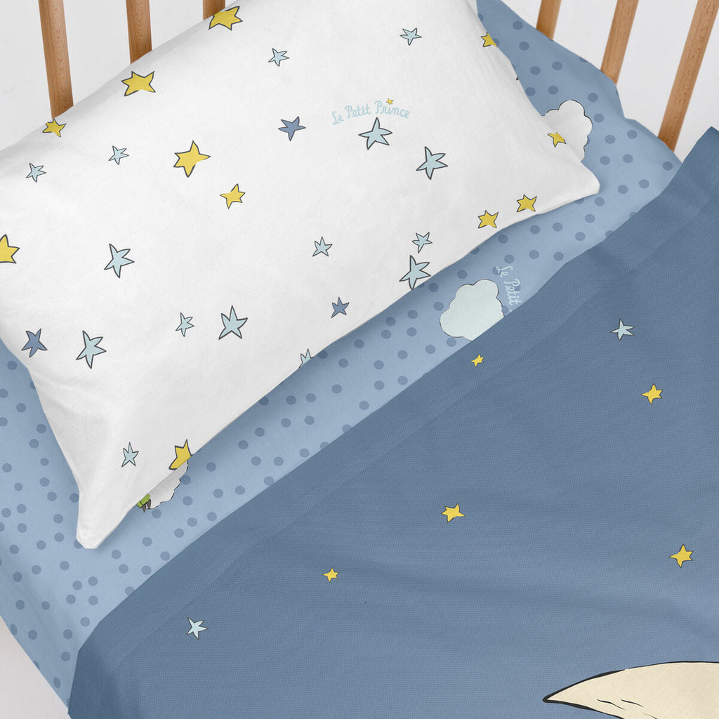 Bettwäsche-Set HappyFriday Le Petit Prince La lune Bunt Babybettchen 2 Stücke