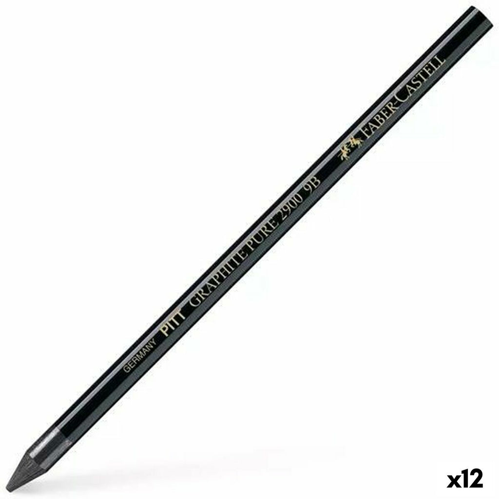 Bleistift Faber-Castell 9B (12 Stück)