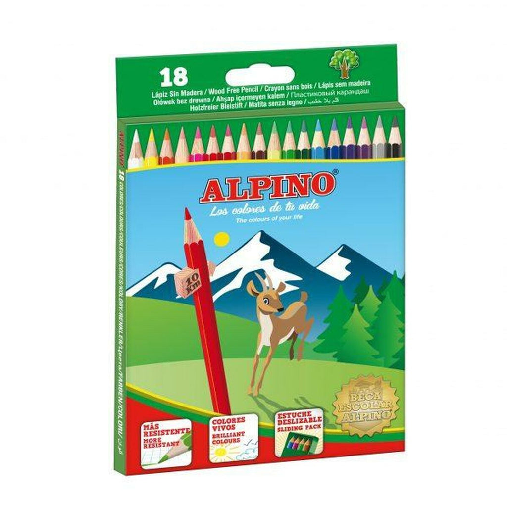 Buntstifte Alpino AL010656 Bunt 18 Stücke