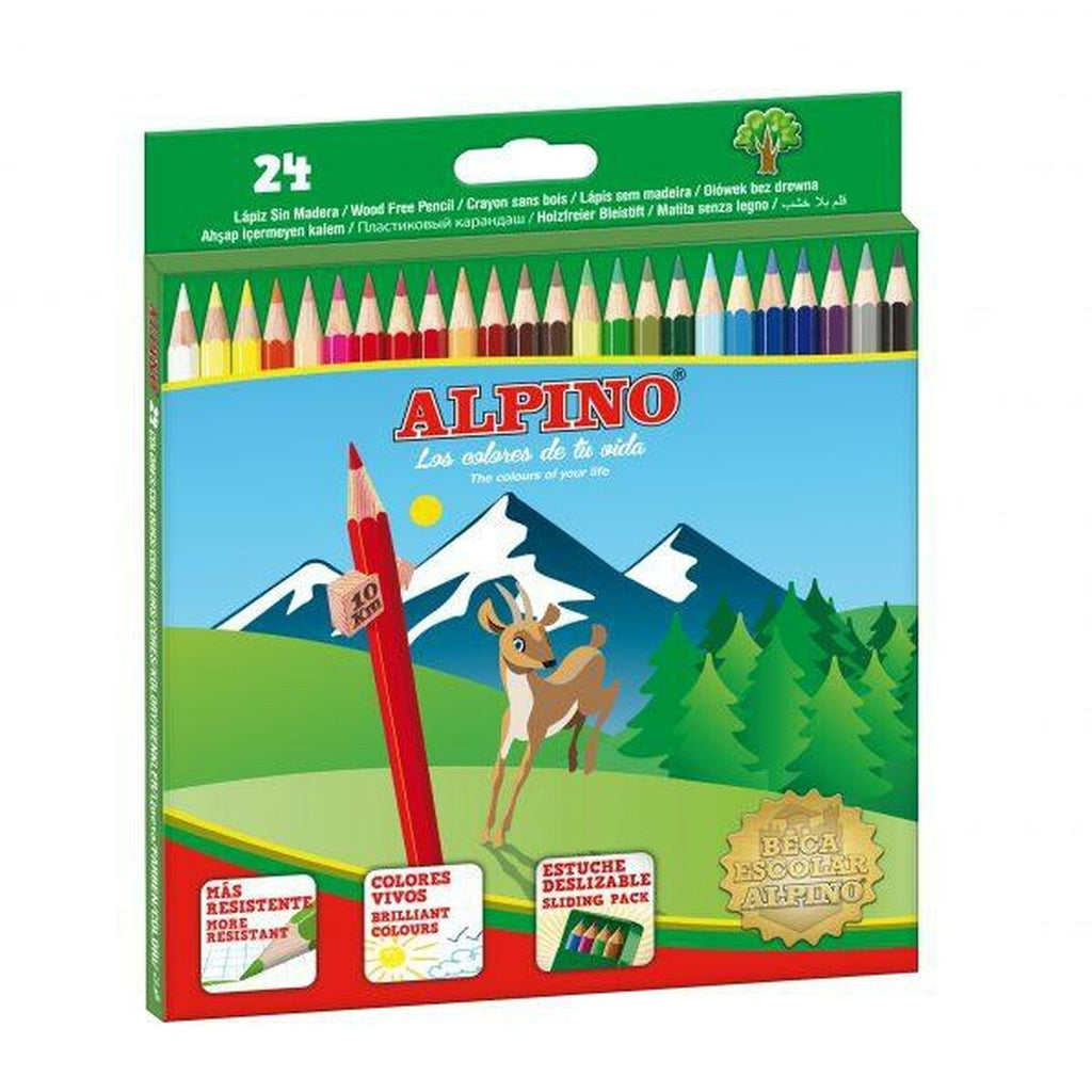 Buntstifte Alpino AL010658 Bunt 24 Stücke