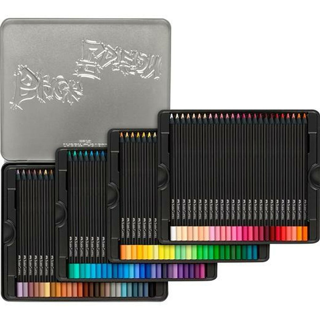 Buntstifte Faber-Castell Black Edition Metalletui 100 Stücke Bunt