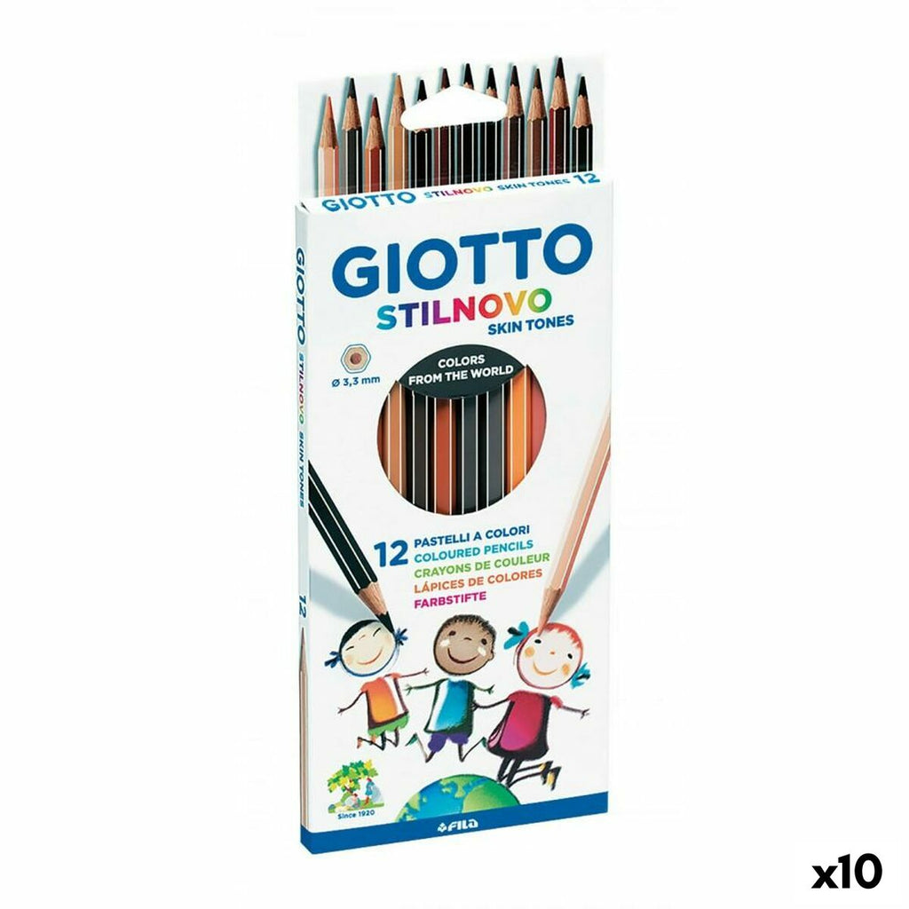 Buntstifte Giotto Stilnovo Skin Tones Bunt (10 Stück)