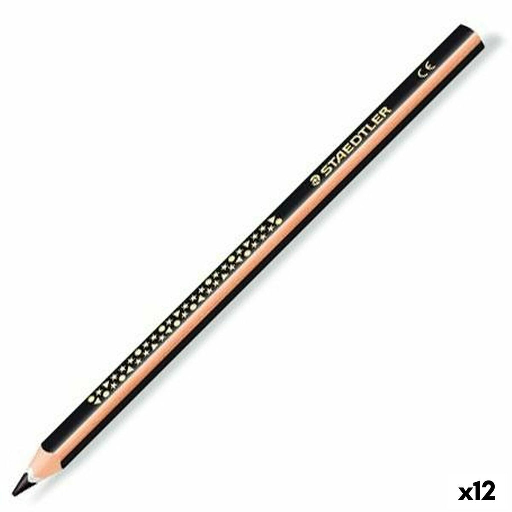 Buntstifte Staedtler Jumbo Noris Schwarz (12 Stück)