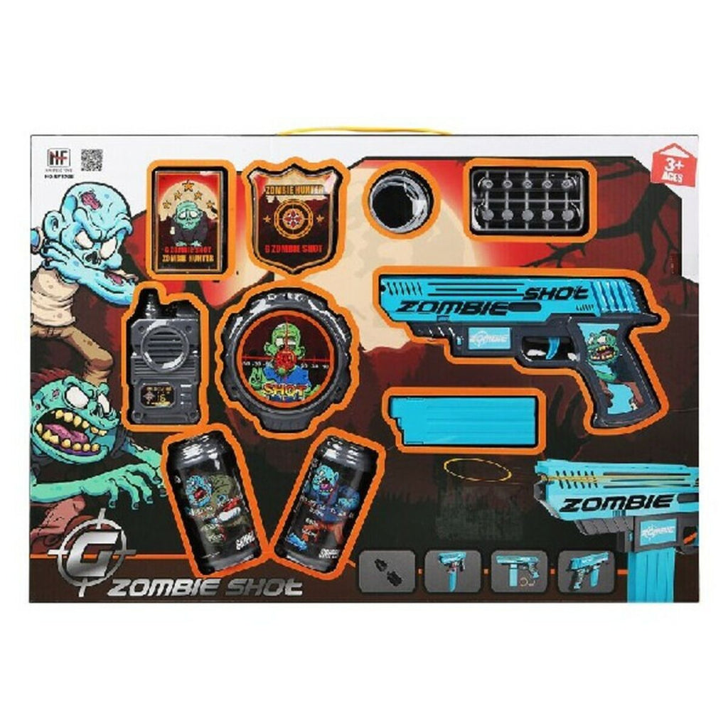 Dart-Pistole Zombie Shot Blau (50 x 35 cm)