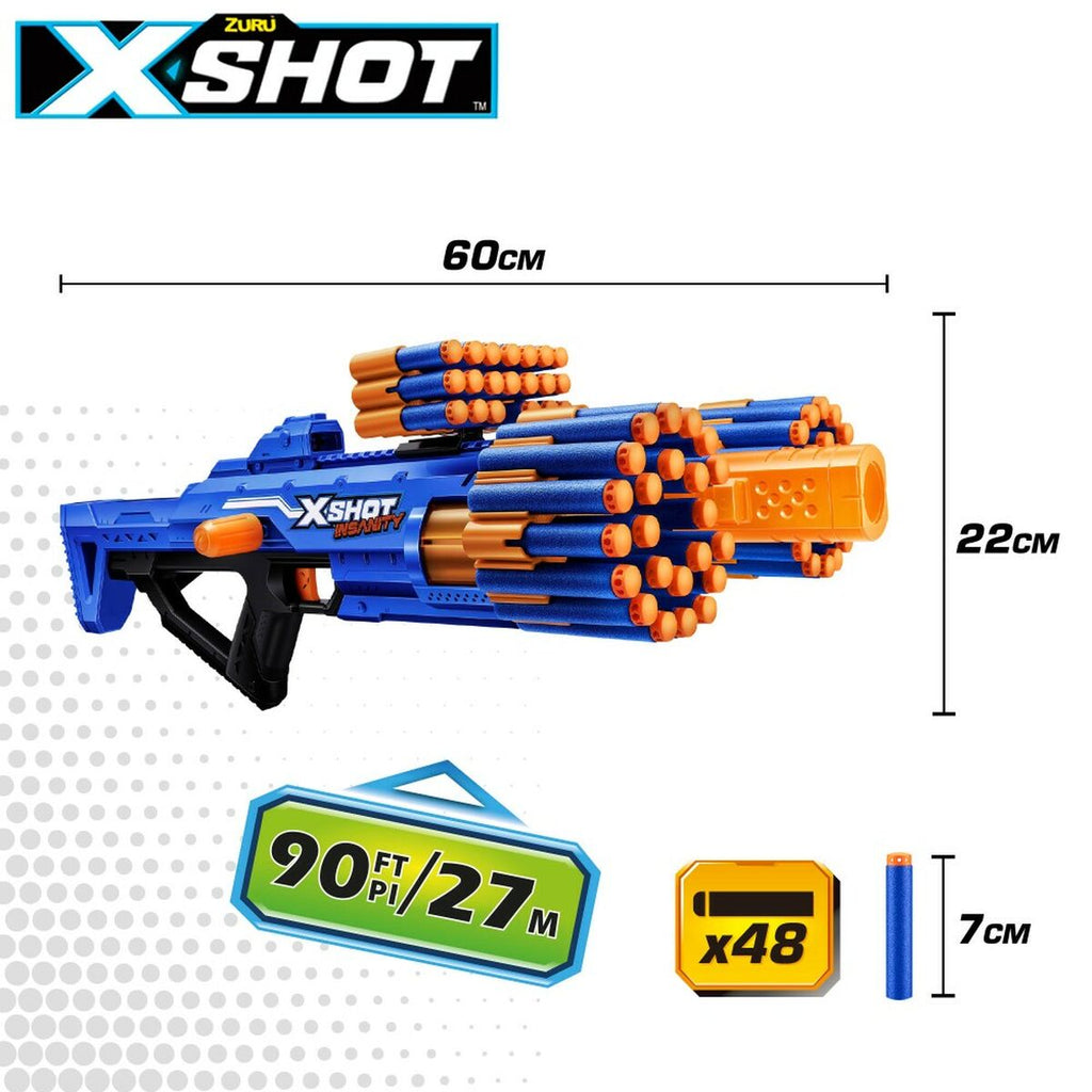 Dart-Pistole Zuru X-Shot Insanity Berzerko (6 Stück)