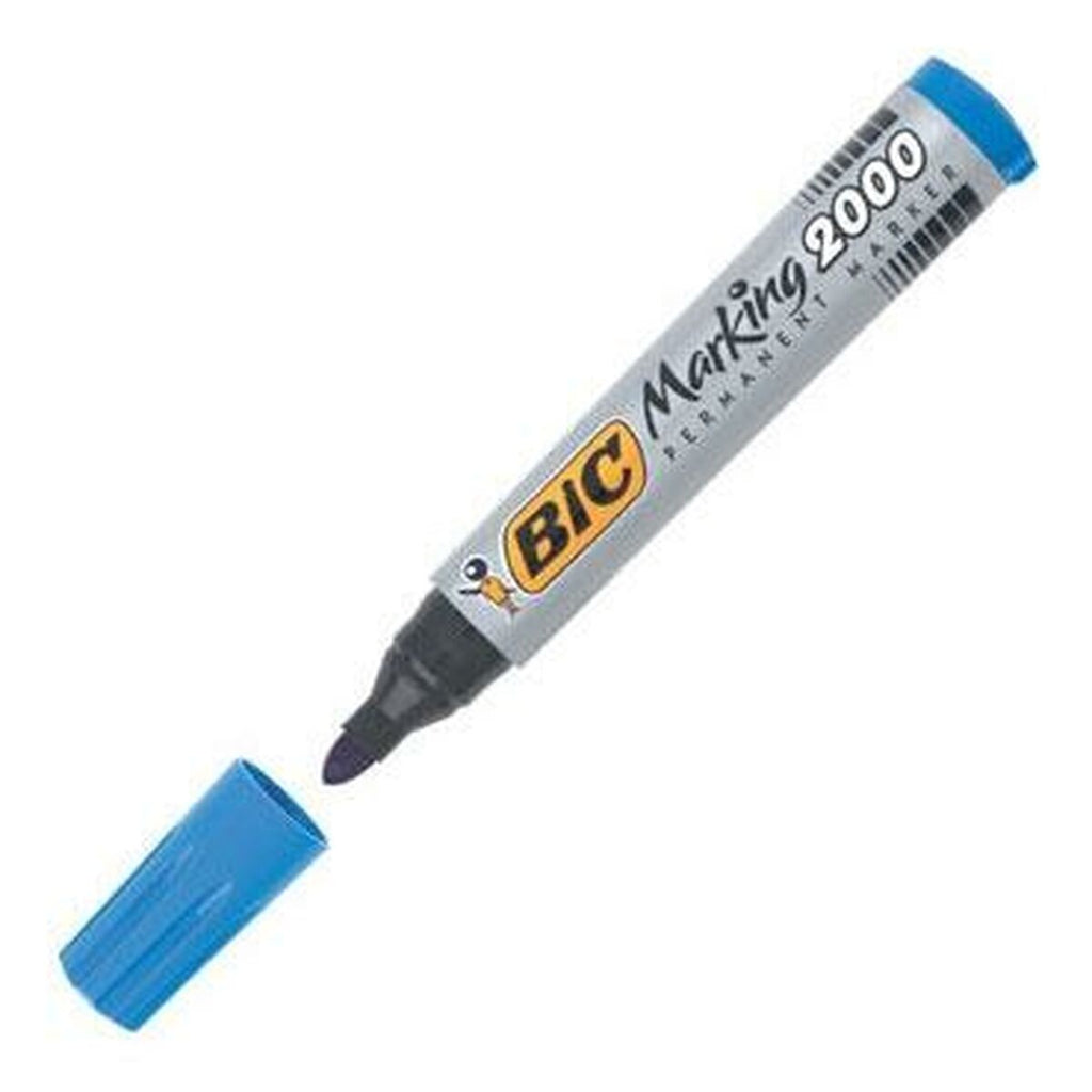 Dauermarker Bic Marking 2000 Blau 12 Stücke