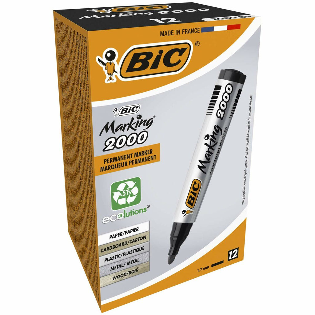 Dauermarker Bic Marking 2000 Schwarz