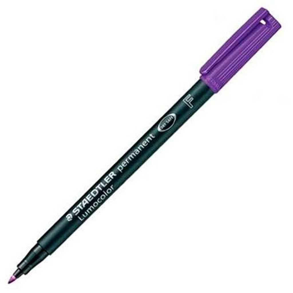 Dauermarker Staedtler Lumocolor Permanent 318 F Violett (10 Stück)