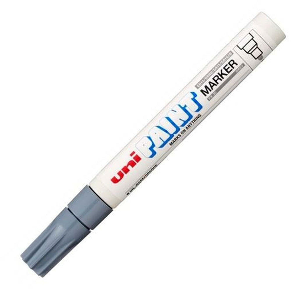 Dauermarker Uni-Ball Paint Marker PX-20 Grau 12 Stück