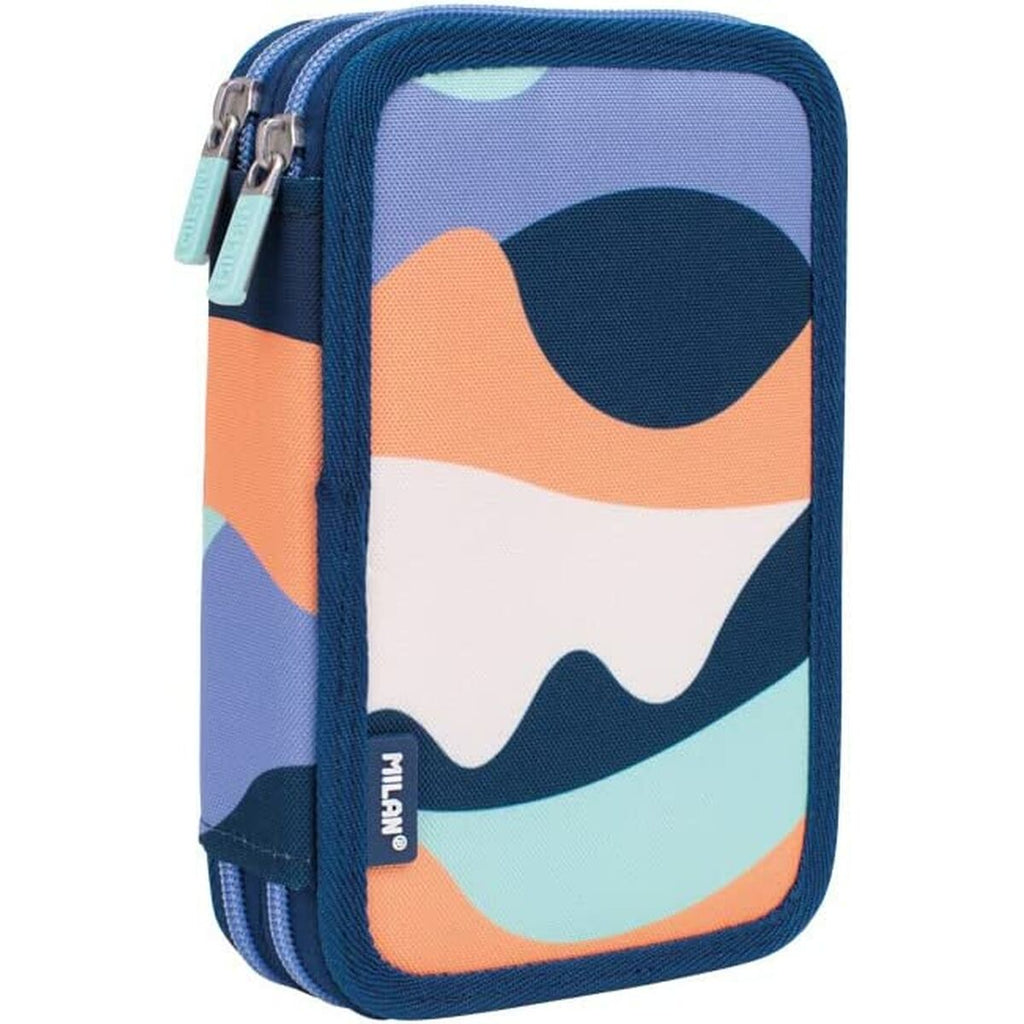 Doppel-Federtasche Milan The Fun Blau 19,5 x 13 x 5 cm