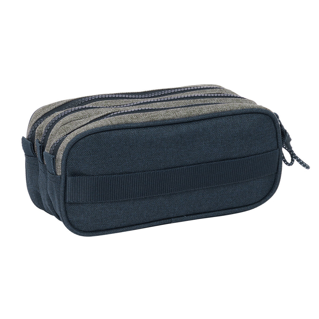 Dreifaches Mehrzweck-Etui Kappa Dark Navy Blau Grau