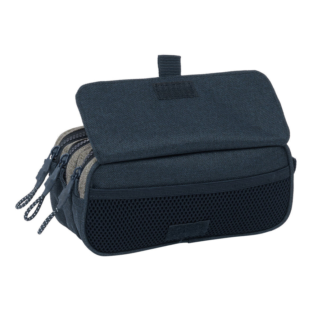 Dreifaches Mehrzweck-Etui Kappa Dark Navy Blau Grau