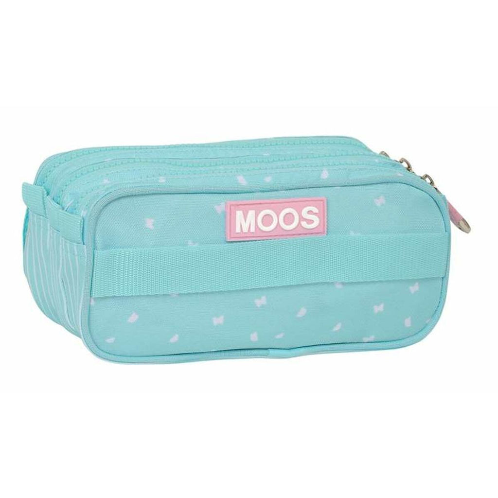 Dreifaches Mehrzweck-Etui Moos Butterflies