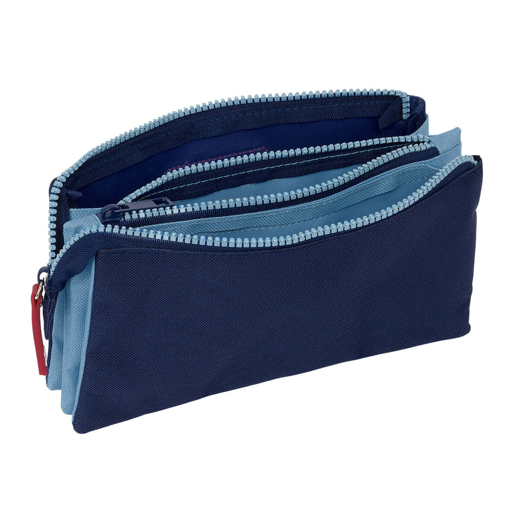 Dreifaches Mehrzweck-Etui Munich Royal Blau 22 x 12 x 3 cm