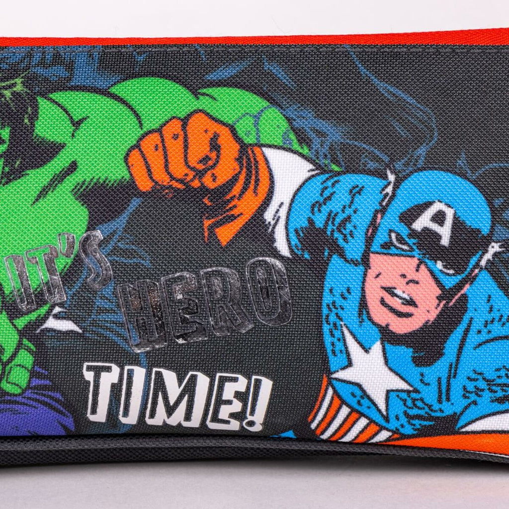 Dreifaches Mehrzweck-Etui The Avengers Bunt 22,5 x 2,5 x 11,5 cm