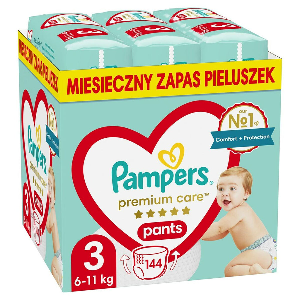 Einweg-Windeln Pampers      6-11 kg 3 (144 Stück)