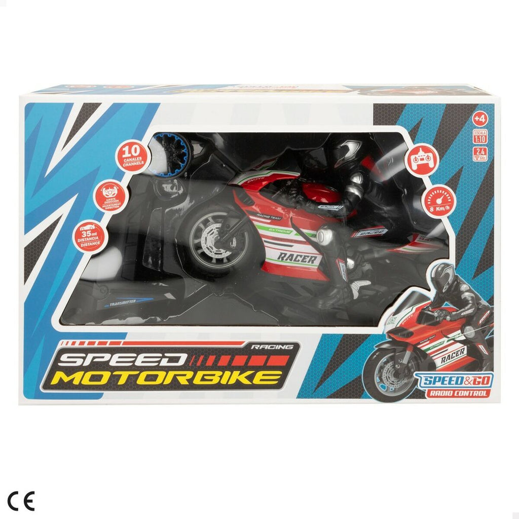 Fahrzeug mit Fernsteuerung Speed & Go Motorrad 1:10 2 Stück