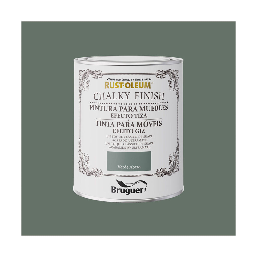 Farbe Bruguer Rust-oleum Chalky Finish 5733889 Möbel Fir Green 750 ml