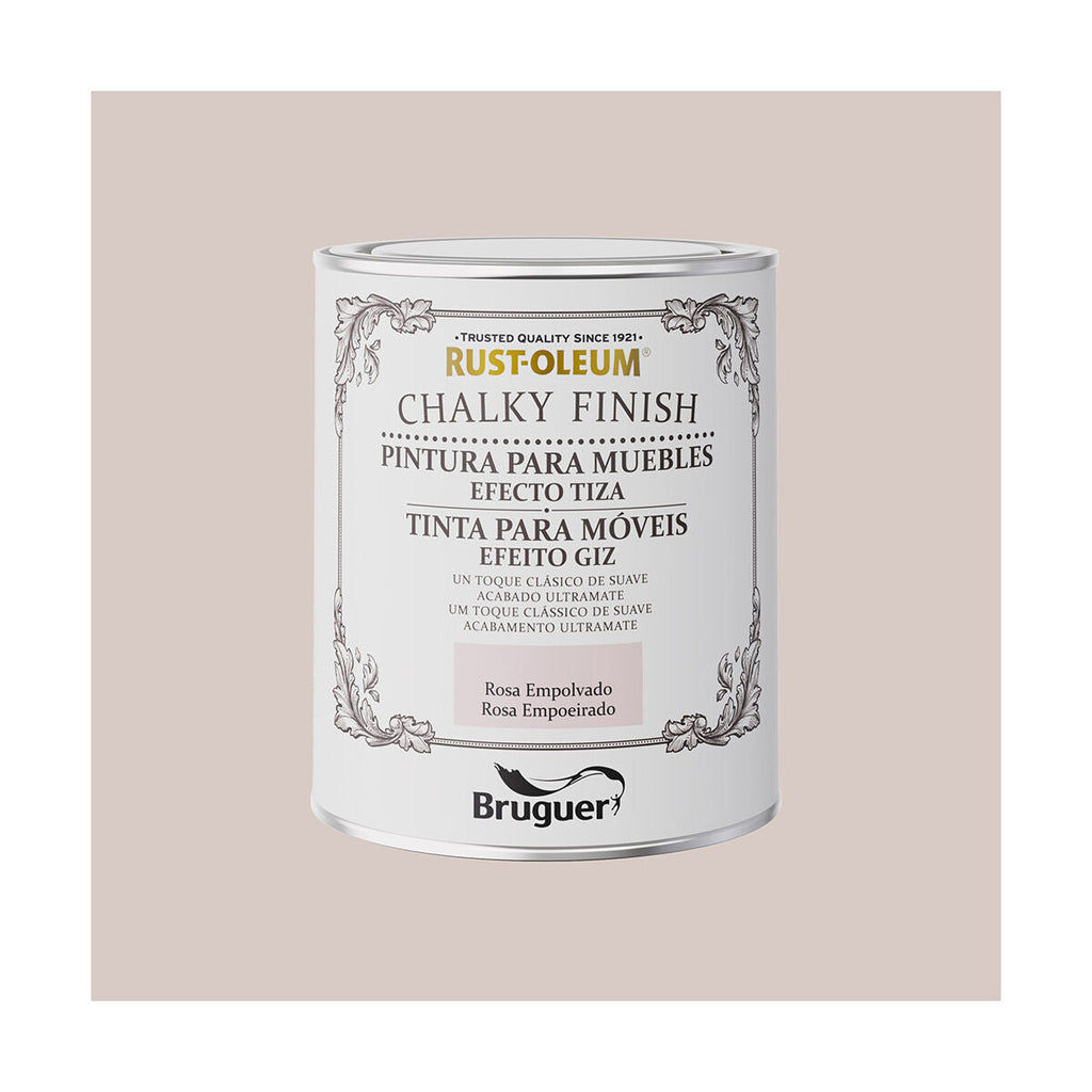 Farbe Bruguer Rust-oleum Chalky Finish 5733891 Möbel Dusty Pink 750 ml