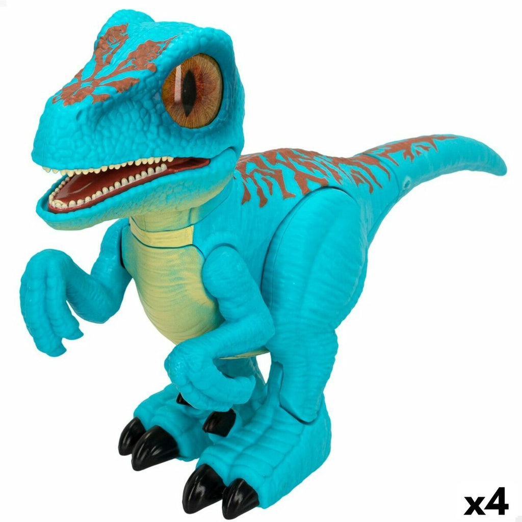 Figur Funville Dinosaurier 27 x 15 x 7,5 cm (4 Stück)