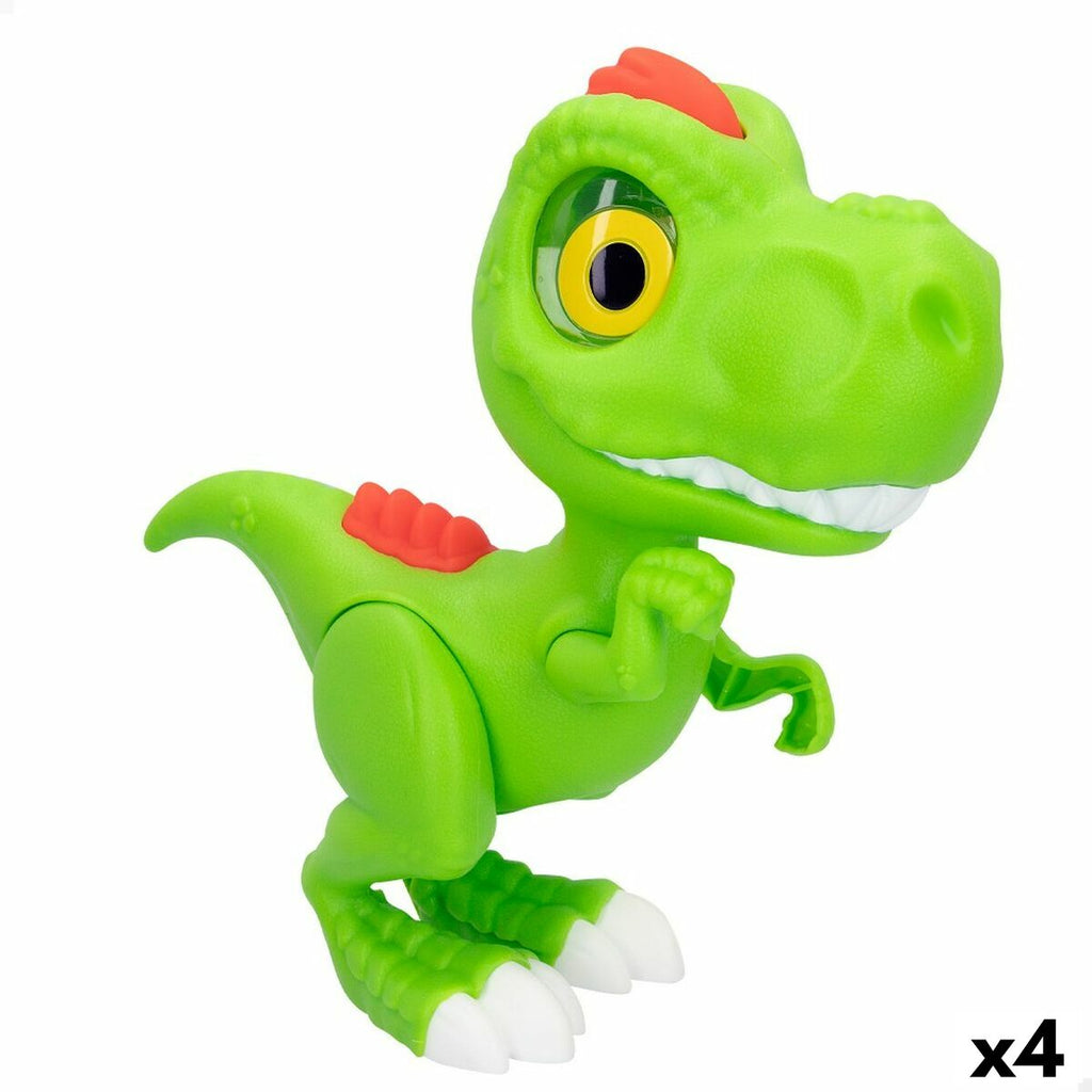 Figur mit Gelenken Funville Dinosaurier 23 x 21 x 8 cm 23 x 21,5 x 8,5 cm (4 Stück)