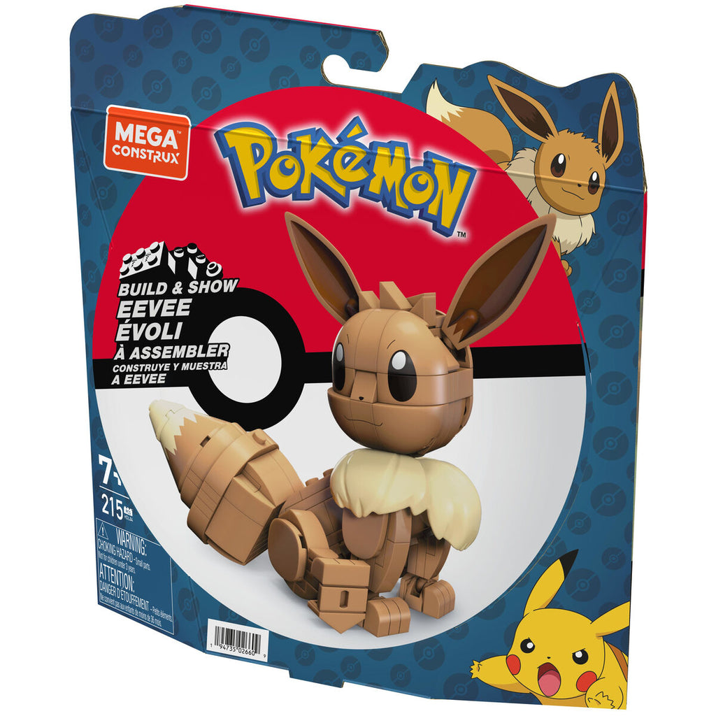 Figur mit Gelenken Mega Construx Eevee Medium + 7 Jahre 215 Stücke