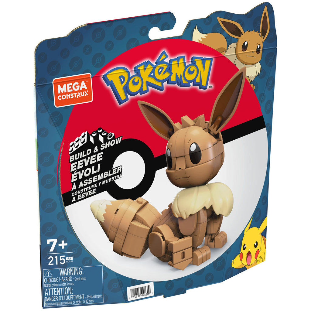 Figur mit Gelenken Mega Construx Eevee Medium + 7 Jahre 215 Stücke