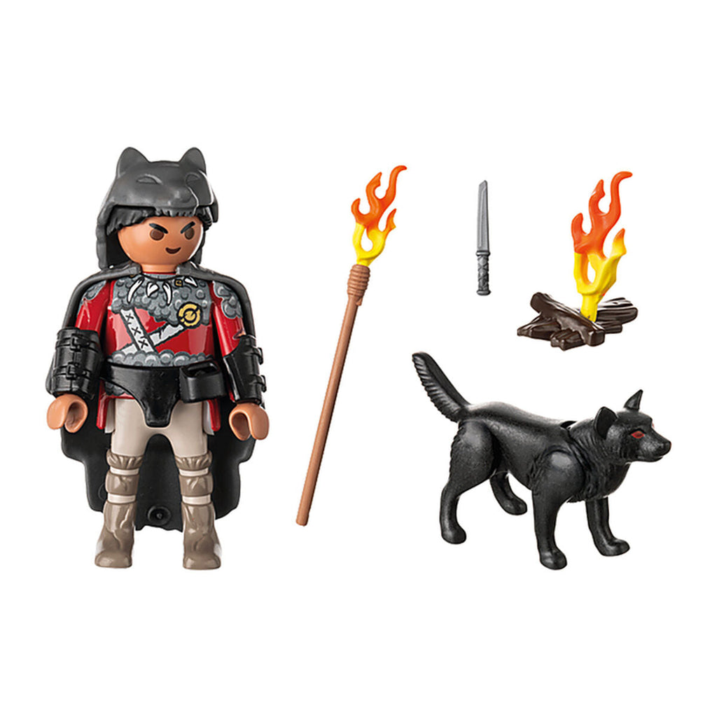 Figur mit Gelenken Playmobil Wolf Krieger 12 Stücke