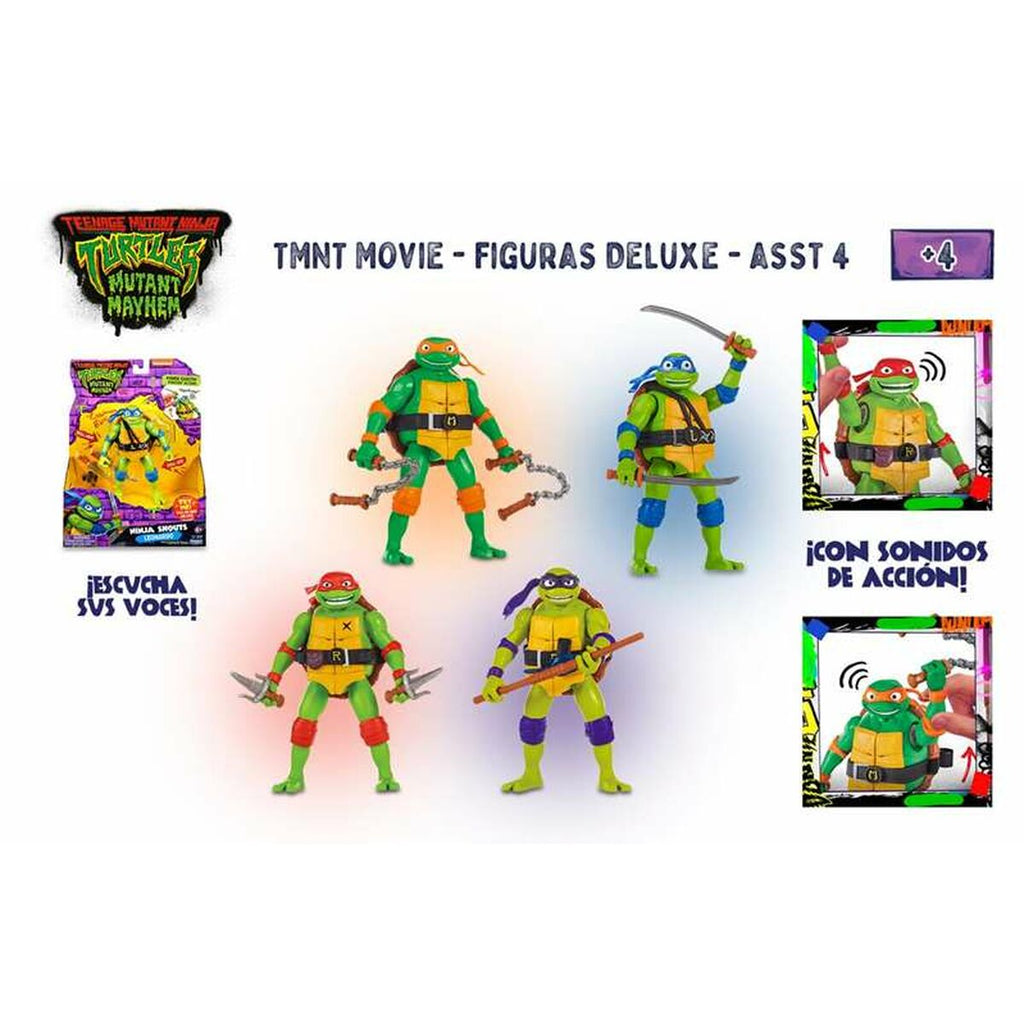 Figur mit Gelenken Teenage Mutant Ninja Turtles Deluxe 7 cm