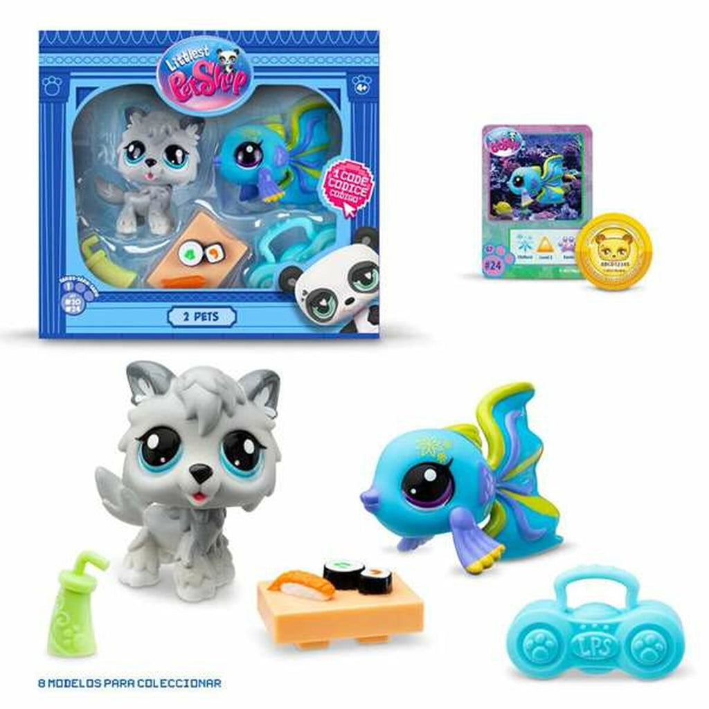 Figurensatz Bandai Littlest Pet Shop 2 Stücke Haustiere