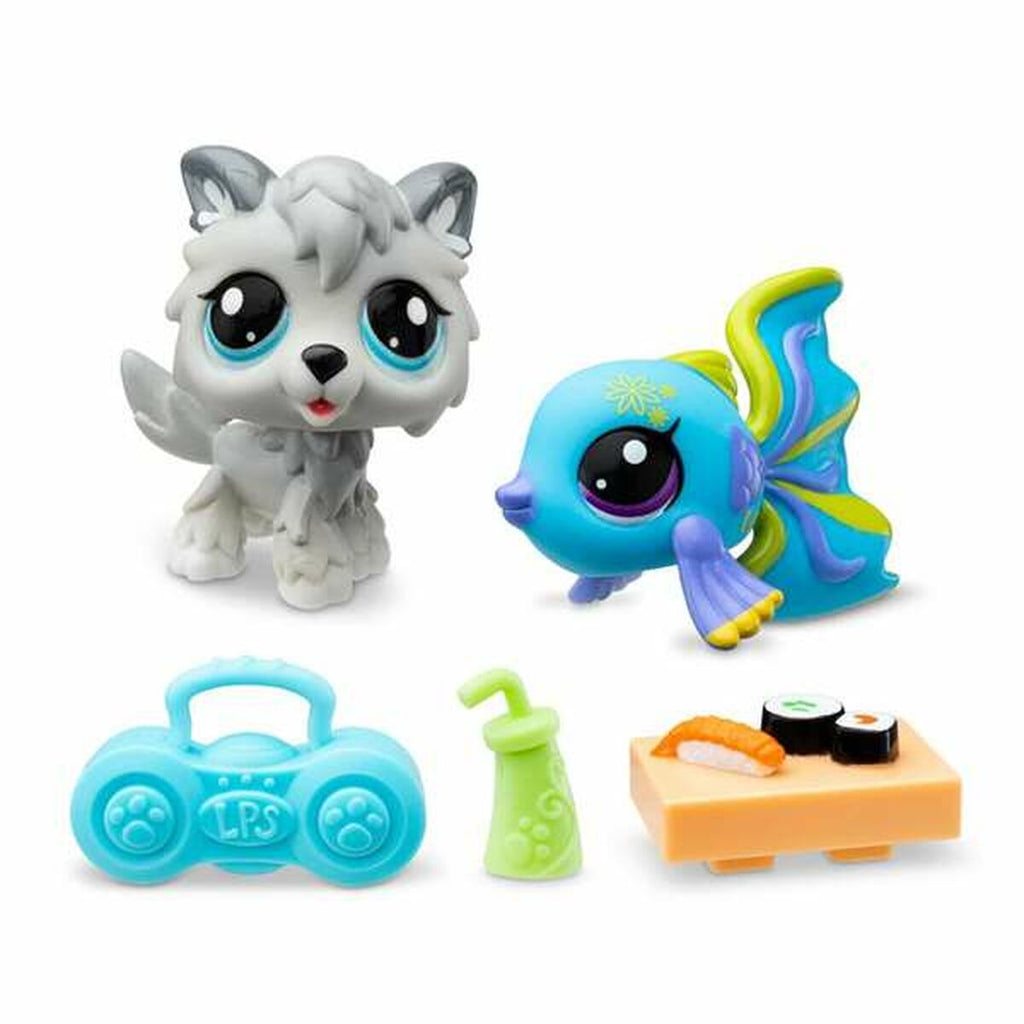 Figurensatz Bandai Littlest Pet Shop 2 Stücke Haustiere