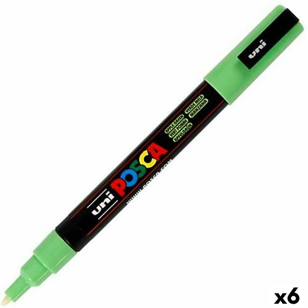 Filzstift POSCA PC-3M Hellgrün (6 Stück)