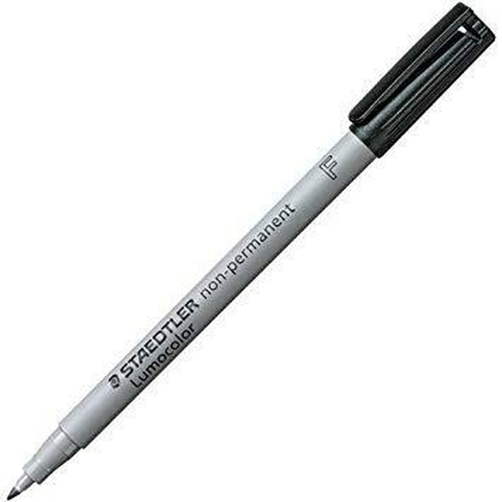 Filzstift Staedtler Lumocolor 316F Schwarz (10 Stück)