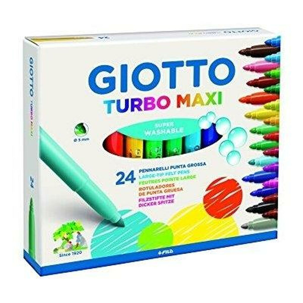 Filzstifte Giotto Turbo Maxi Bunt (5 Stück)