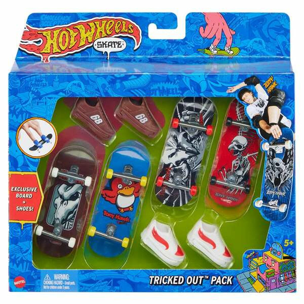 Finger-Skateboard Hot Wheels 8 Stücke