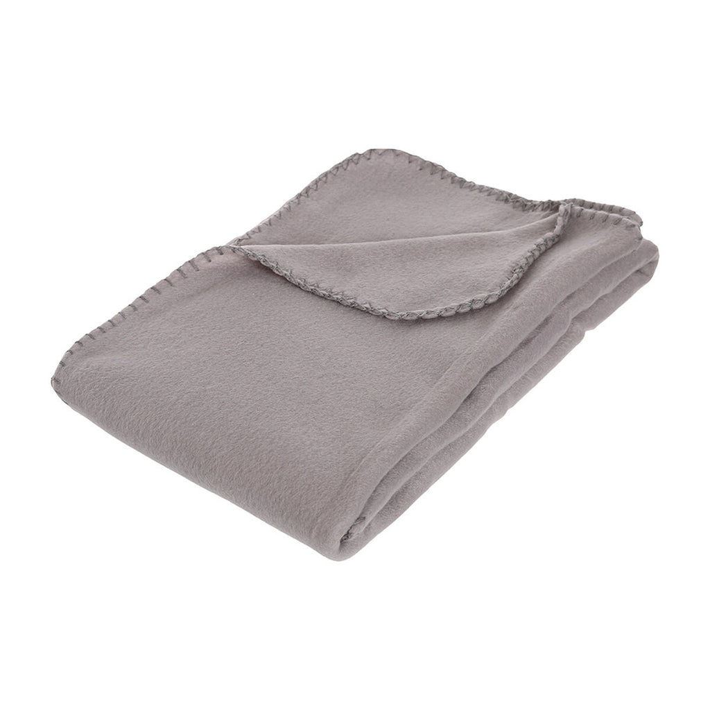 Fleece-Decke Atmosphera Braun Baumwolle 125 x 150 cm