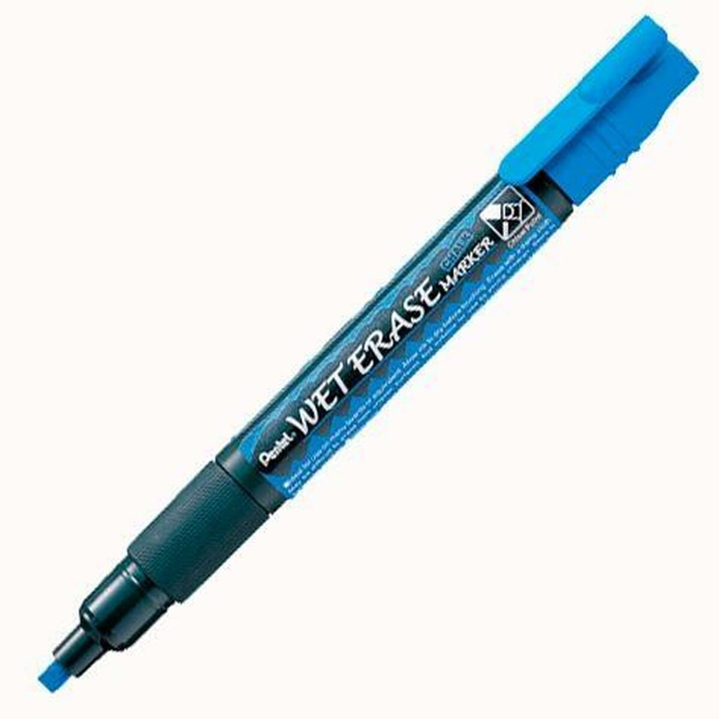 Flüssige Kreidemarker Pentel Wet Erase Blau 12 Stück