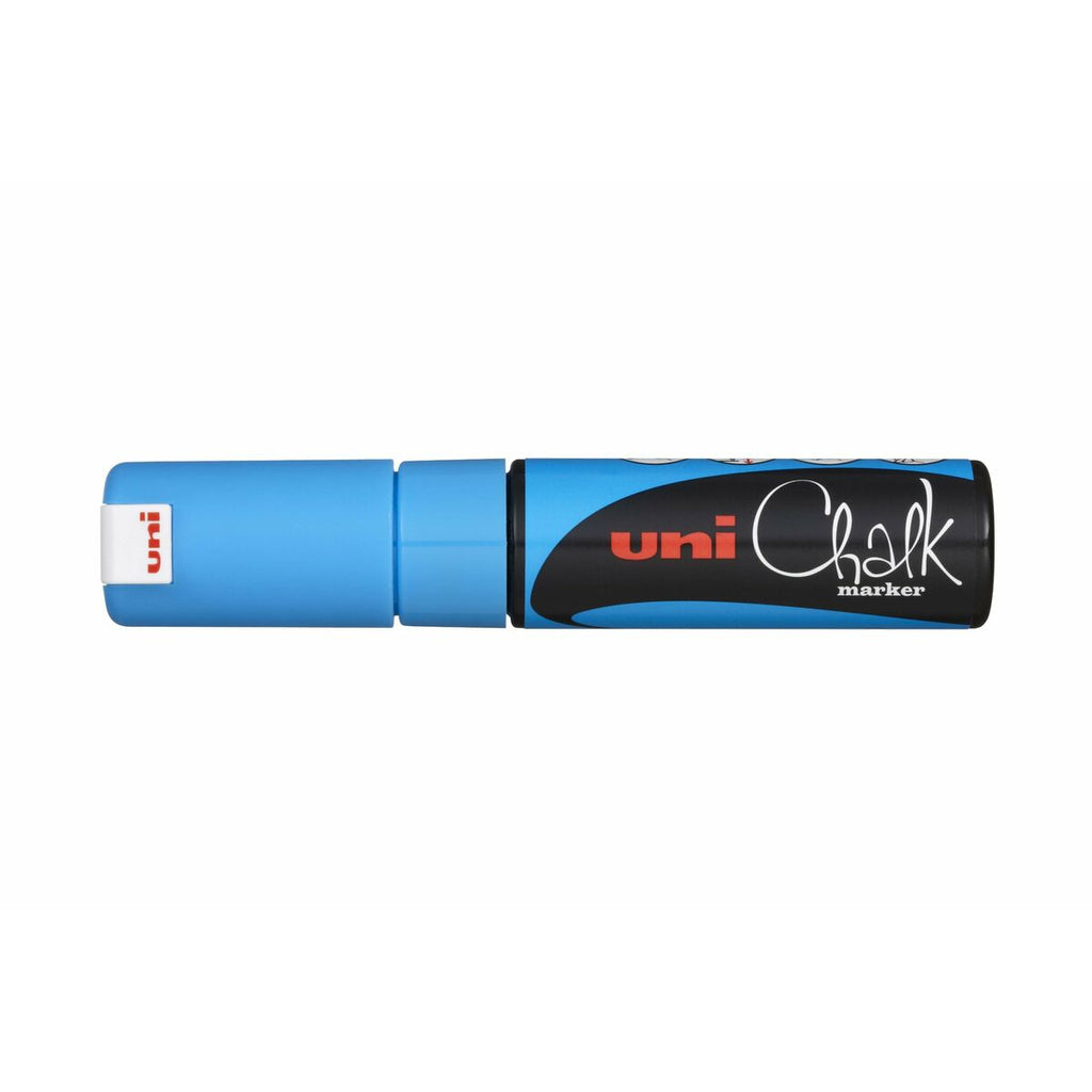 Flüssige Kreidemarker Uni-Ball PWE-8K Blau (6 Stücke)