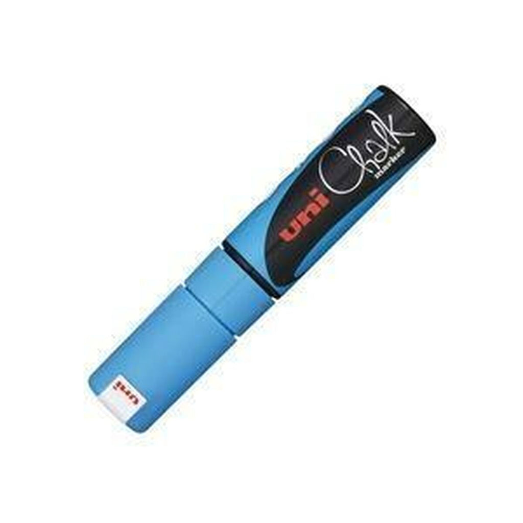 Flüssige Kreidemarker Uni-Ball PWE-8K Blau (6 Stücke)