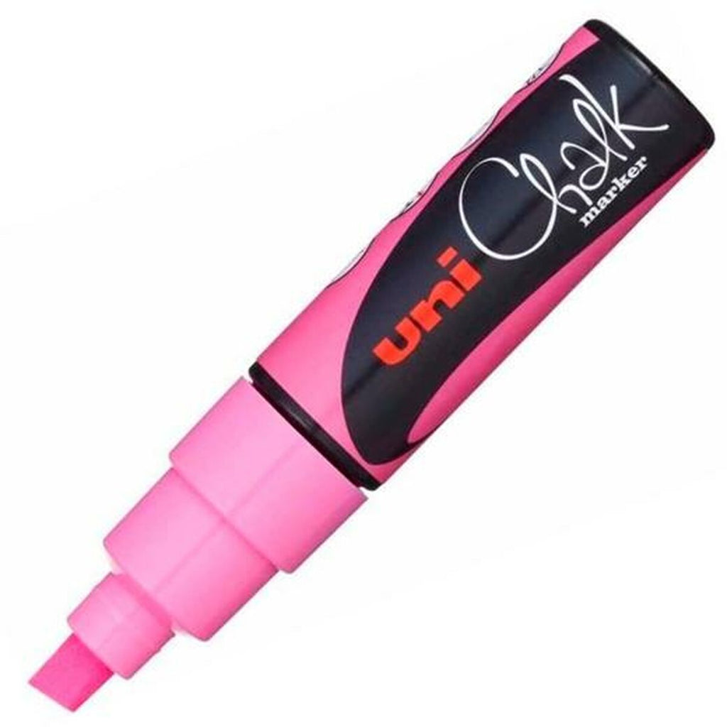 Flüssige Kreidemarker Uni-Ball PWE-8K Rosa (6 Stücke) (6 Stück)