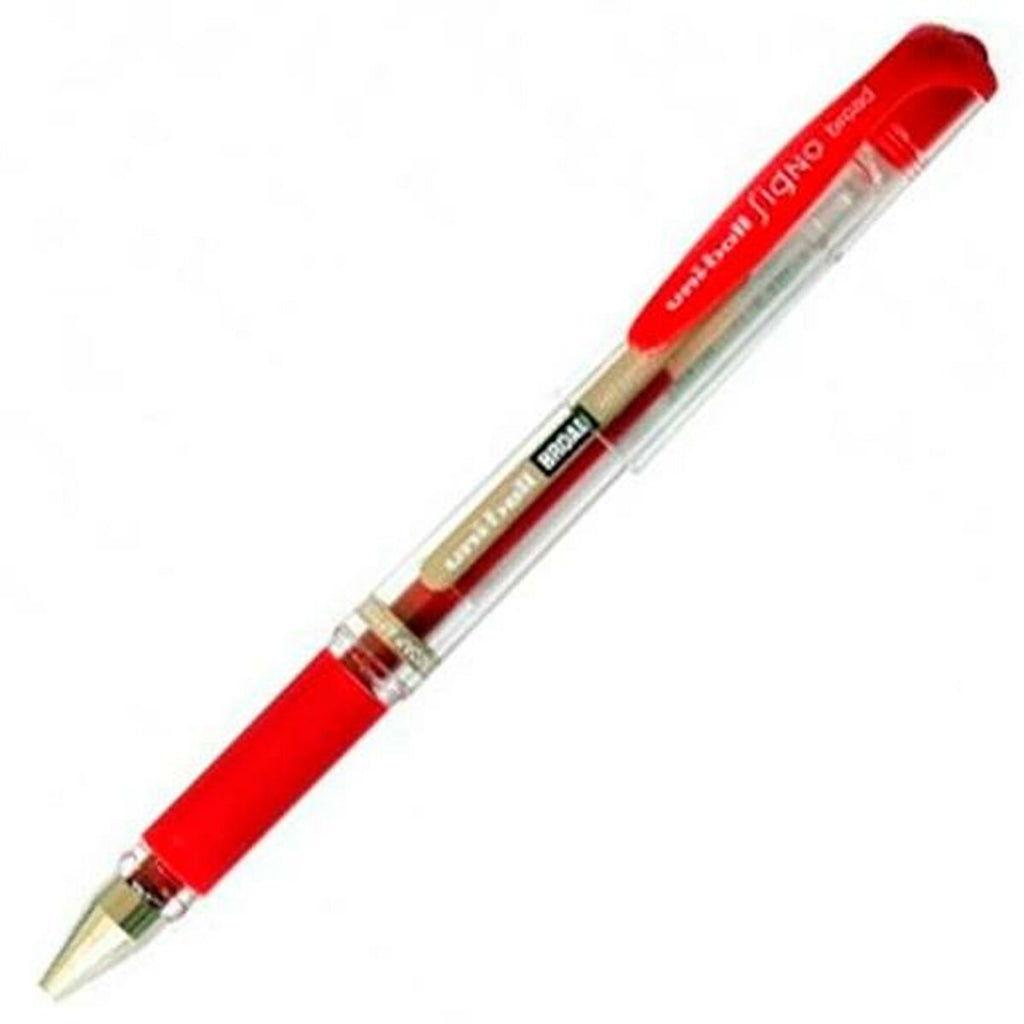 Flüssigtintenstift Uni-Ball Signo Broad UM-153 W Rot 0,6 mm (12 Stücke)