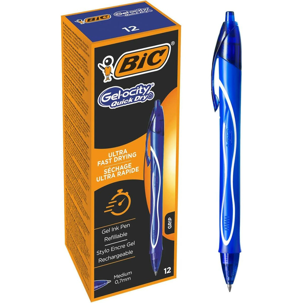 Gel-Stift Bic Gel-ocity Quick Dry Blau 0,7 mm