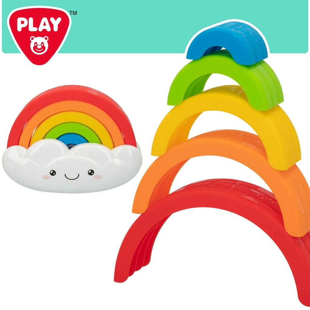 Geschicklichkeitsspiel für Babys PlayGo Regenbogen 6 Stücke 21,5 x 16 x 8,5 cm (6 Stück)