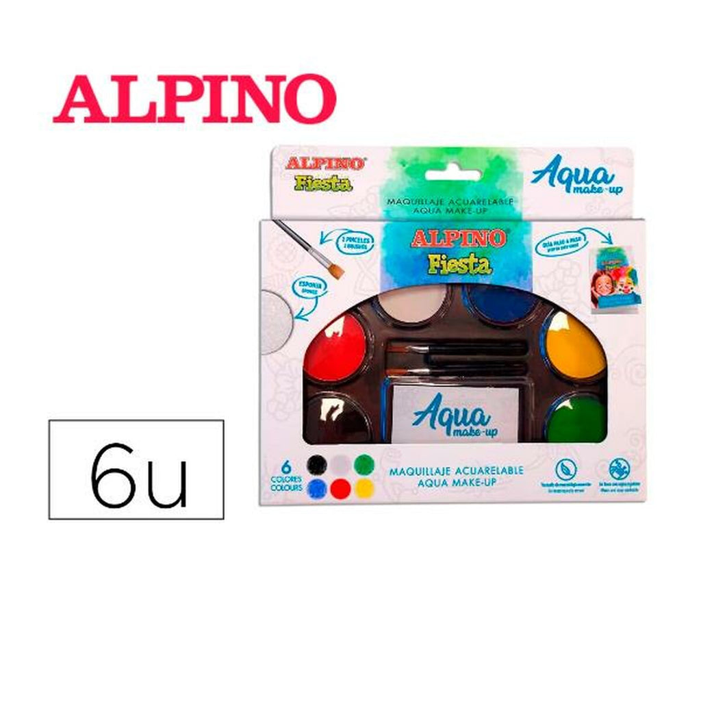 Gesichtsfarbe Alpino DL000620 Bunt Aquarell