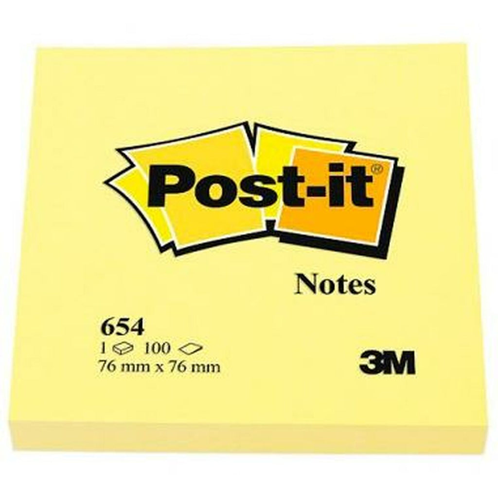 Haftnotizen Post-it CANARY YELLOW Gelb 7,6 x 7,6 cm 36 Stück 36 Stücke 76 x 76 mm