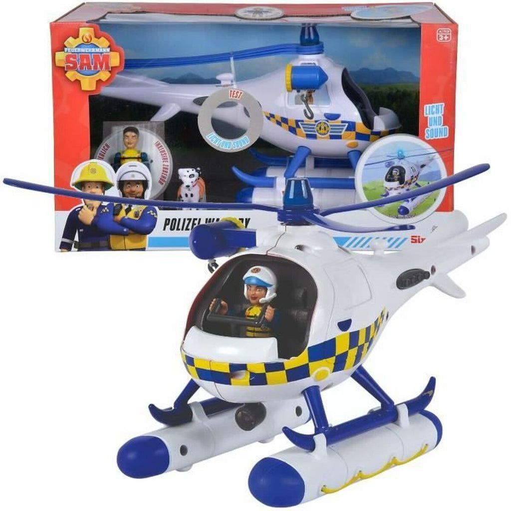 Hubschrauber Simba Fireman Sam Wallaby police helicopter