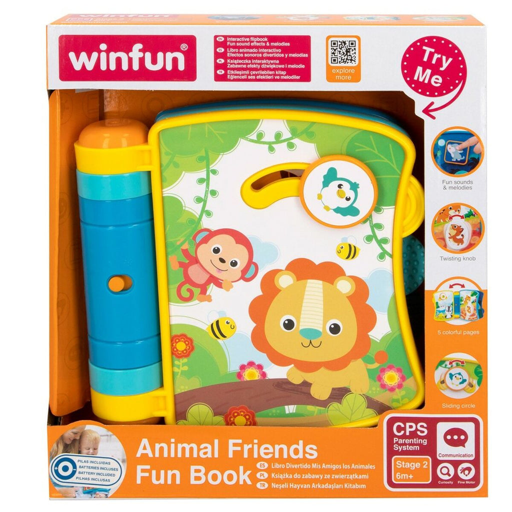 Interaktives Kinderbuch Winfun 16,5 x 16,5 x 4 cm (6 Stück)