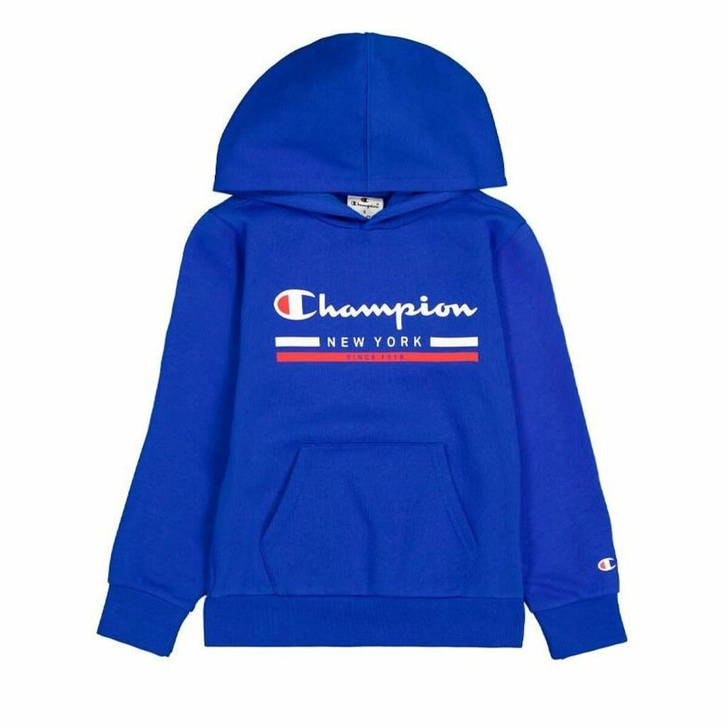 Jungen Sweater mit Kapuze Champion Blau